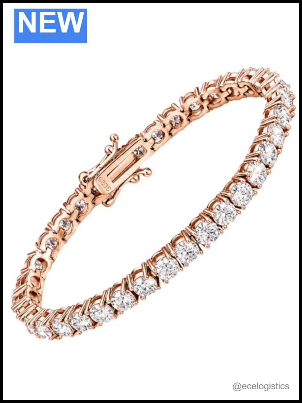 Moissanite Tennis Bracelet 925 Sterling Silver D Color VVS1